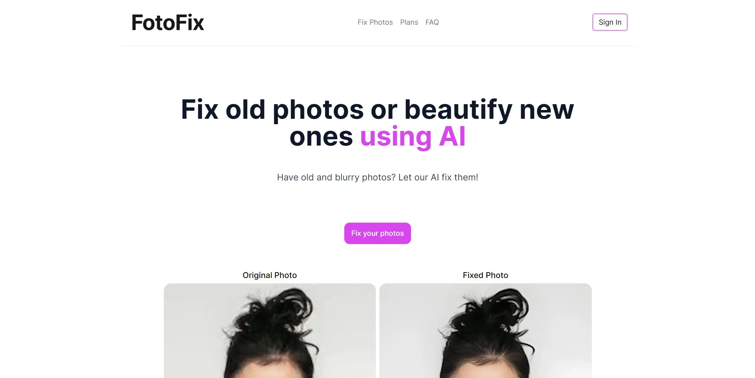 FotoFix screenshot