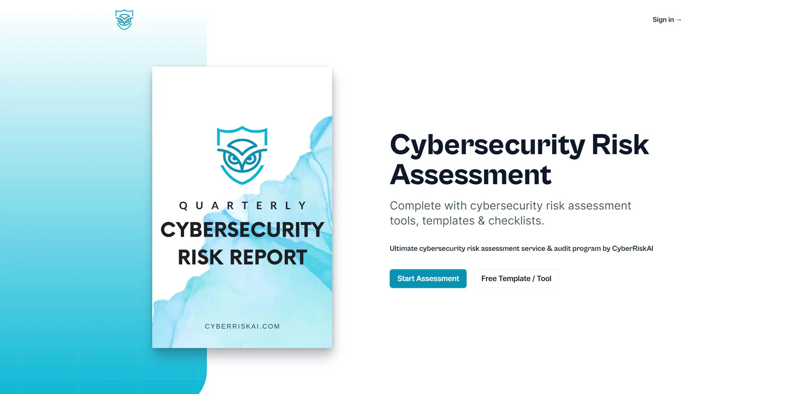 CyberRiskAI screenshot