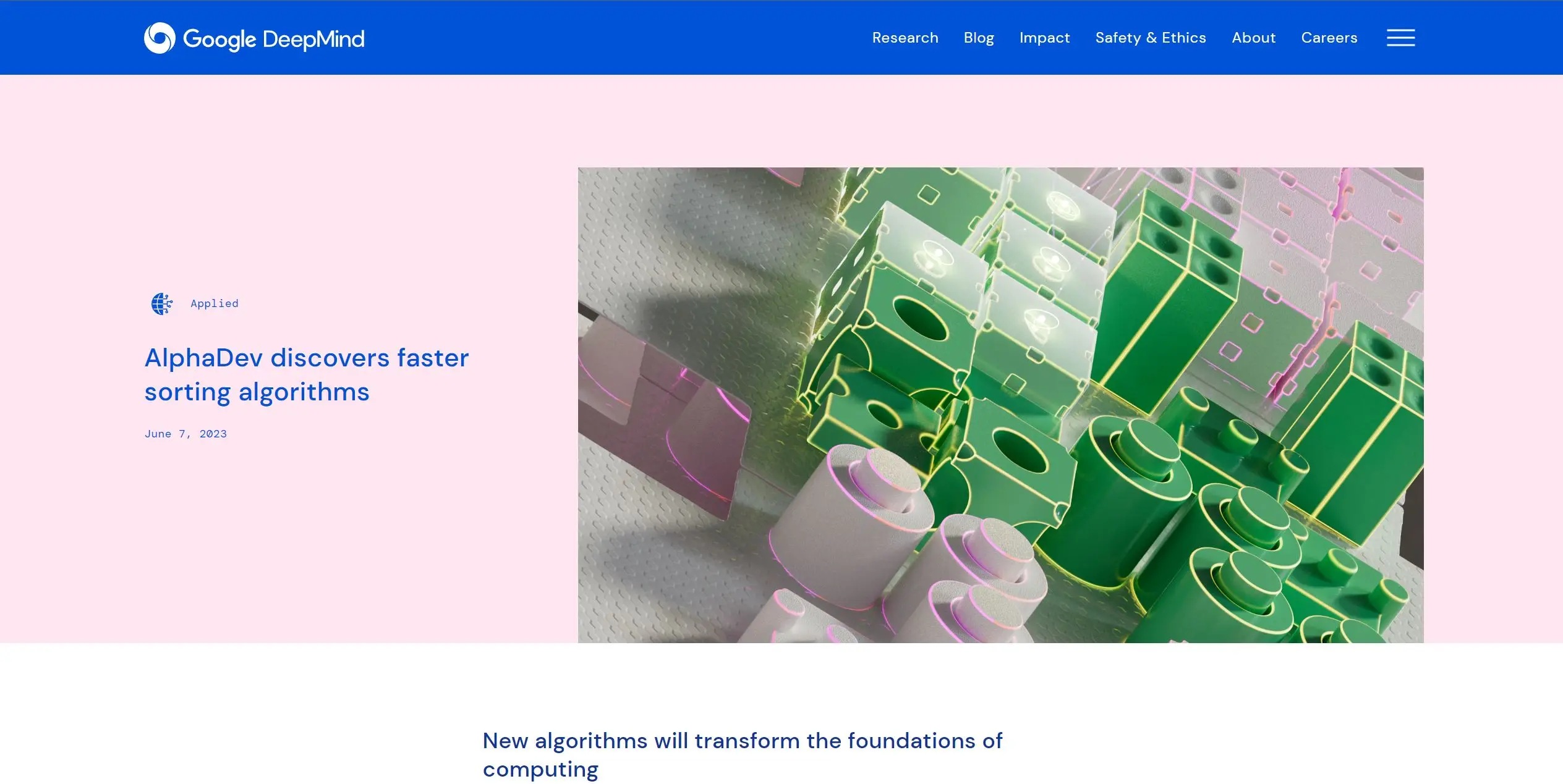 AlphaDev screenshot