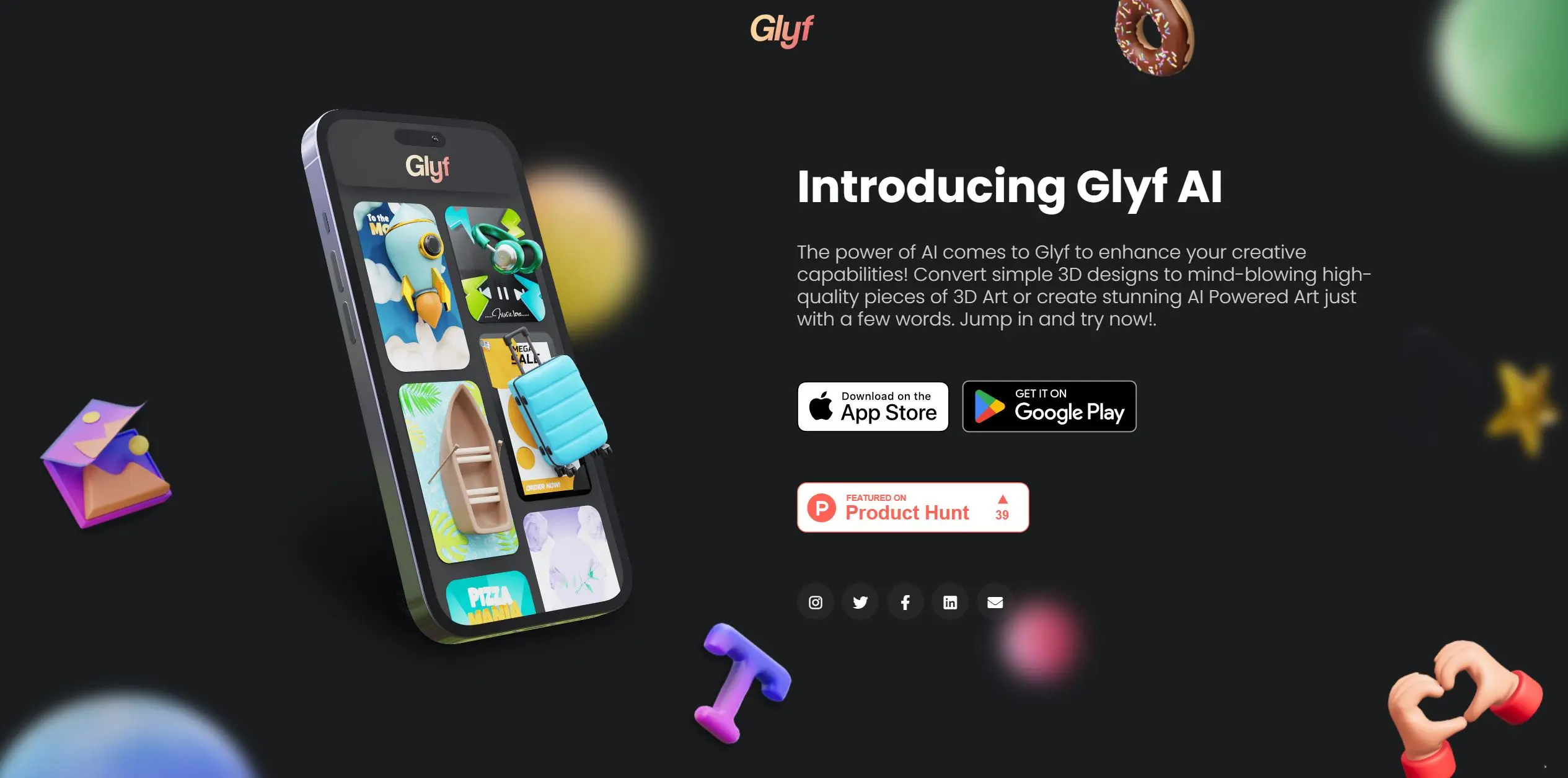 Glyf screenshot
