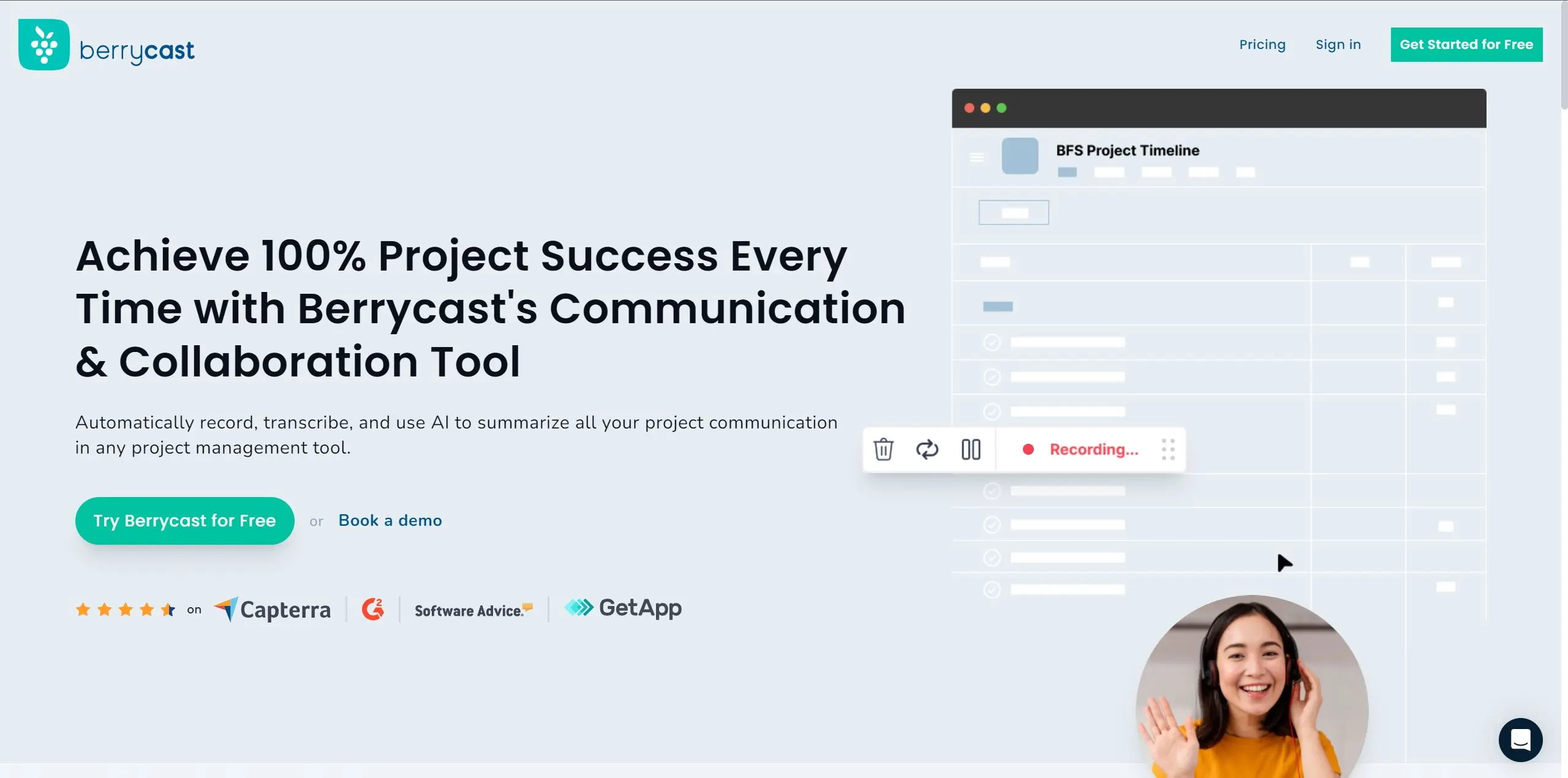 Berrycast screenshot