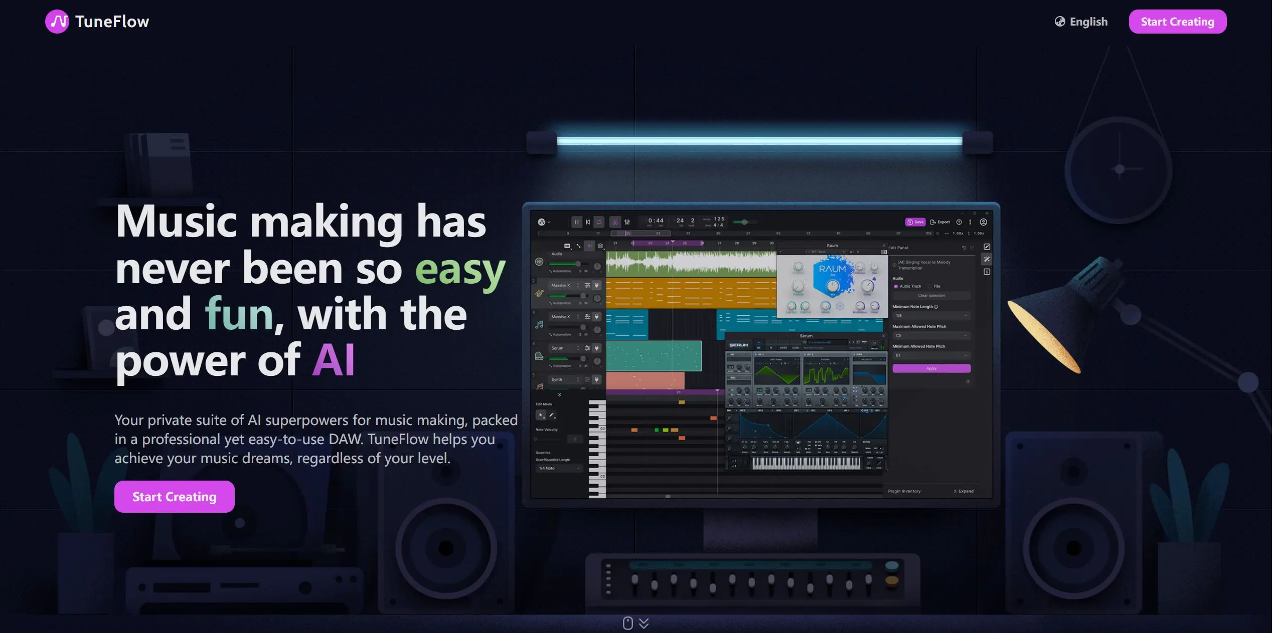 TuneFlow screenshot