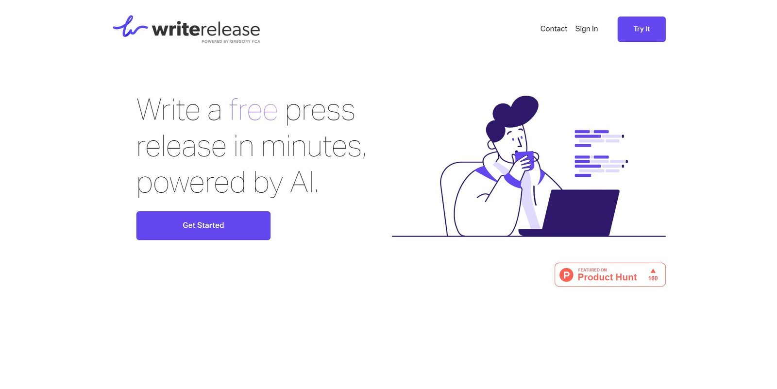 Writerelease screenshot