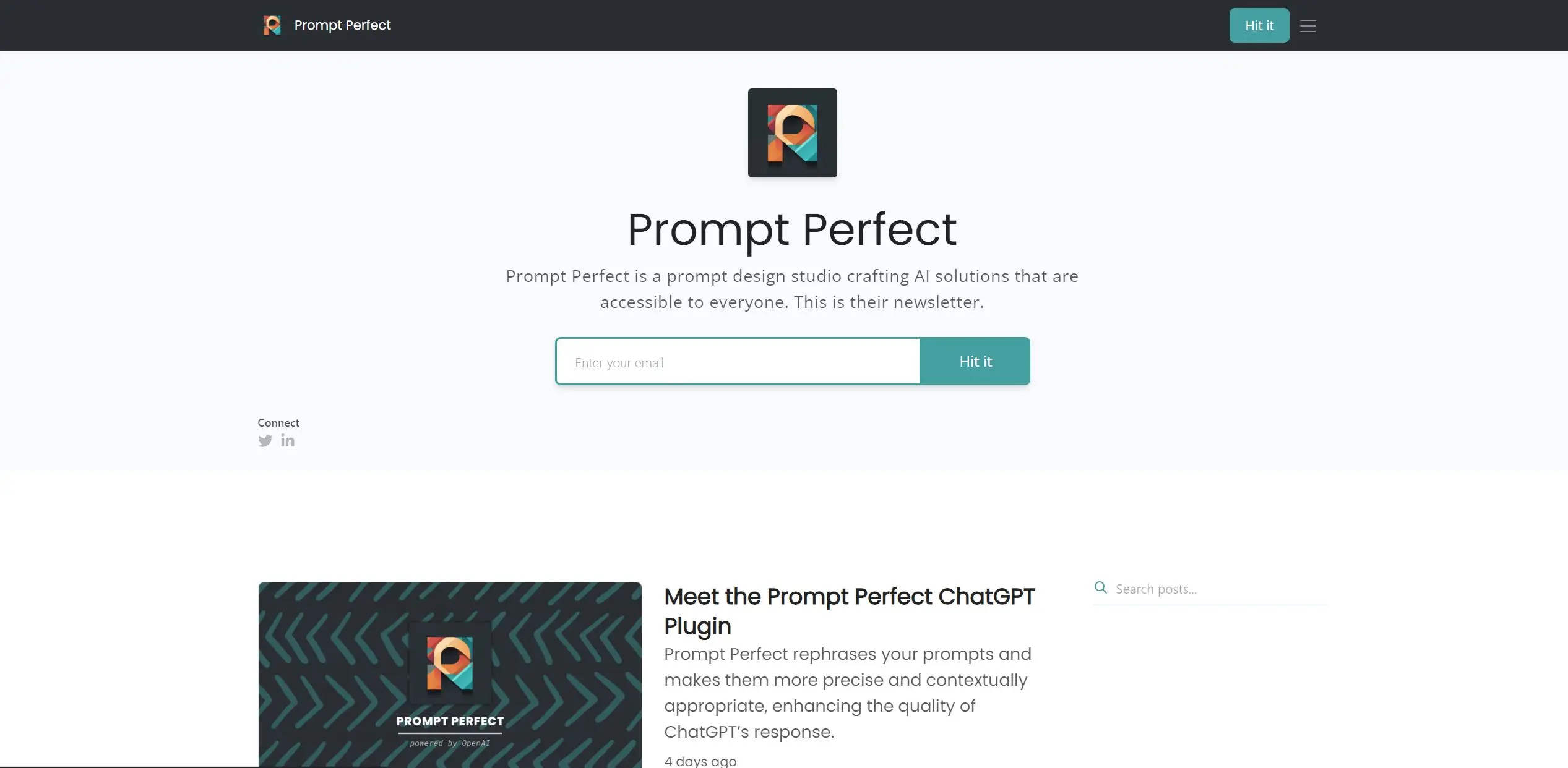 Prompt Perfect screenshot