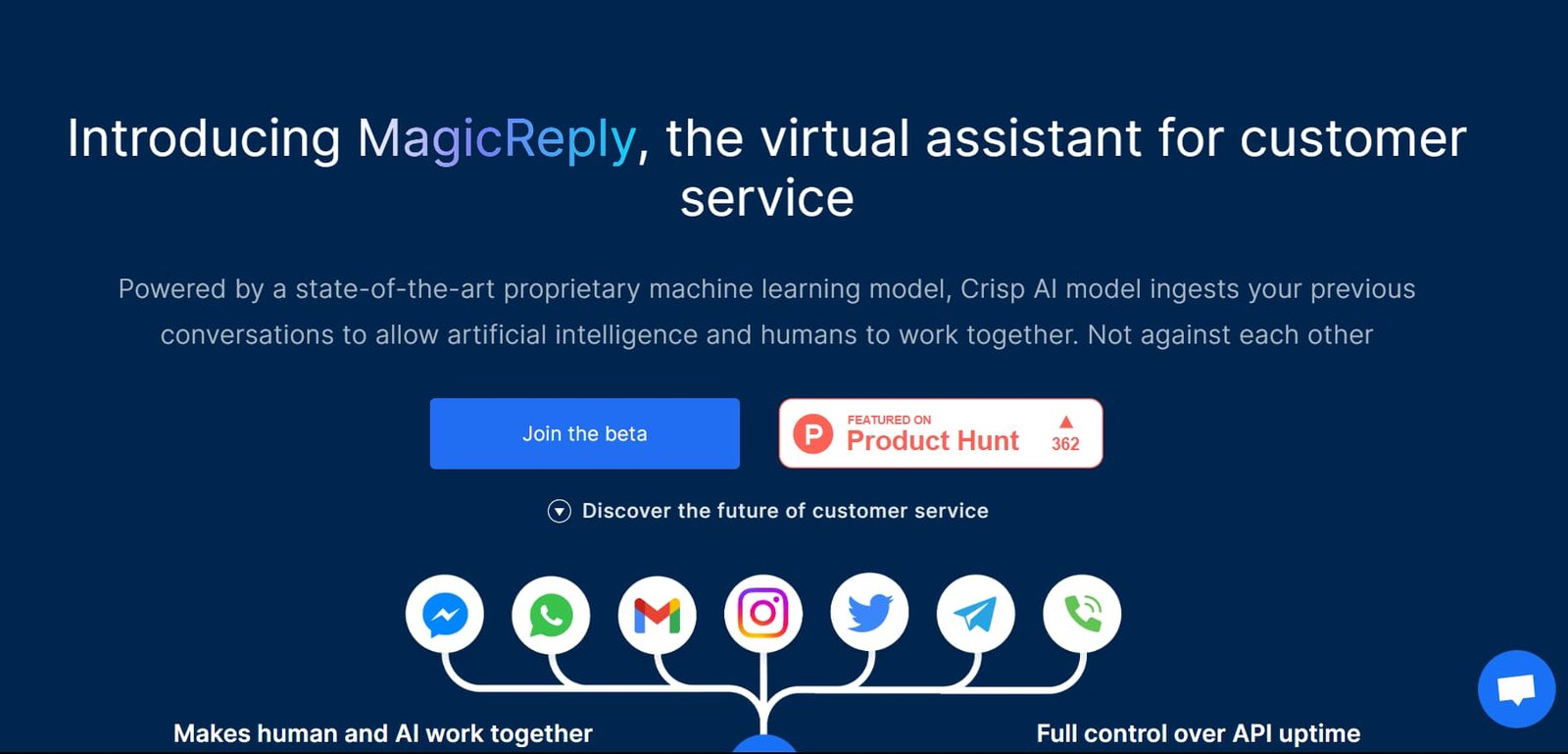 Crisp MagicReply screenshot