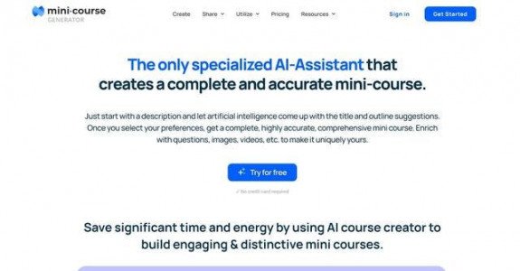 Mini.Course screenshot