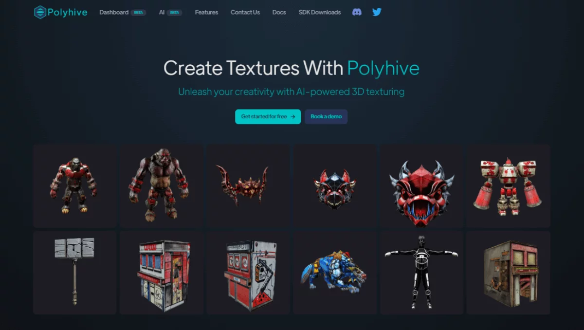 Polyhive screenshot