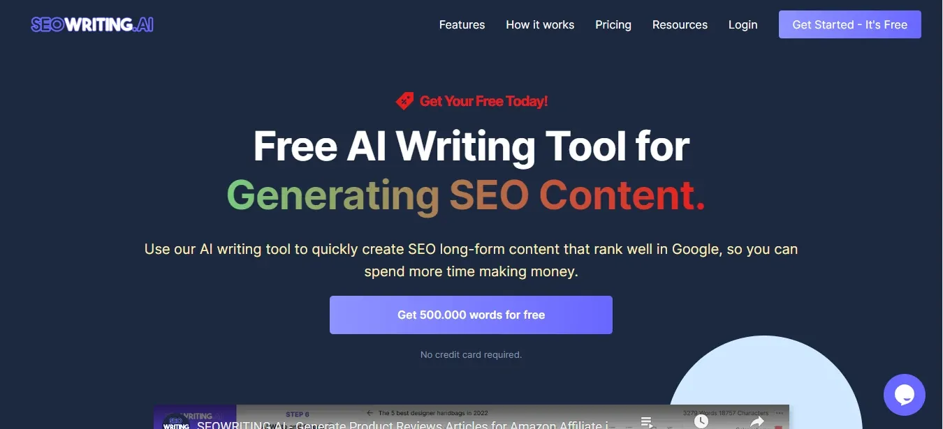 SEOWriting AI screenshot