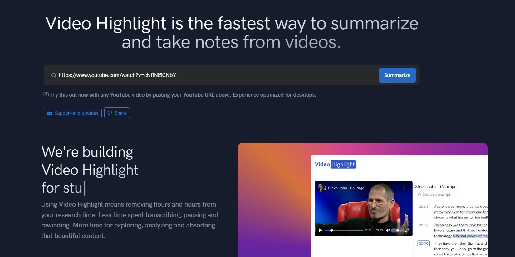 Video Highlight screenshot