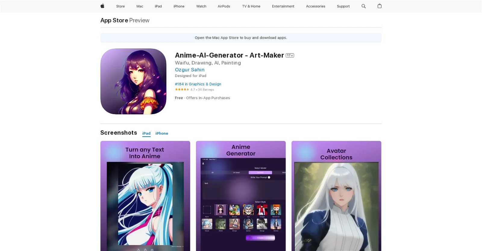 Anime AI Generator screenshot