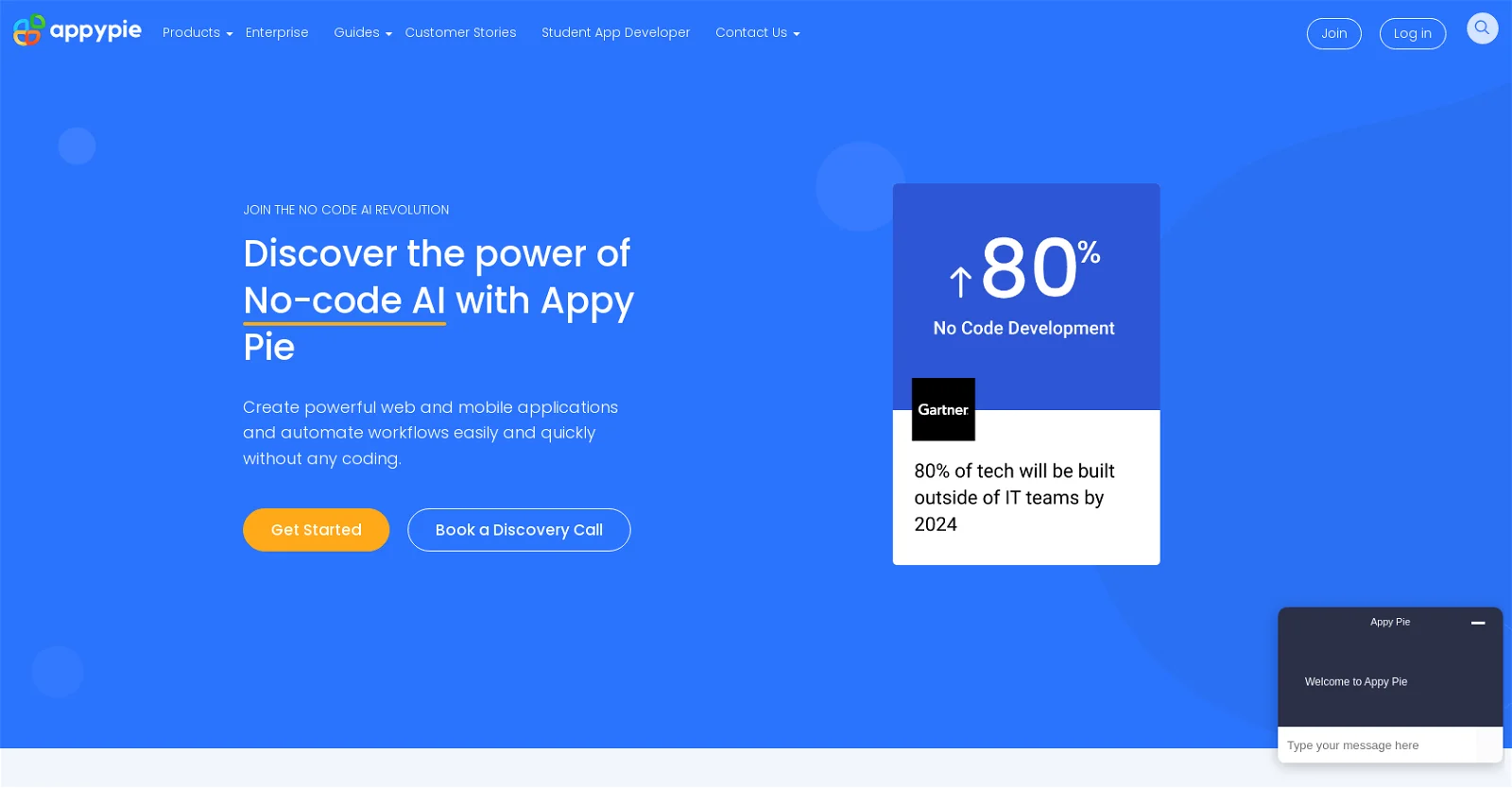 Appypie screenshot