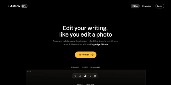 Asterix Writer screenshot
