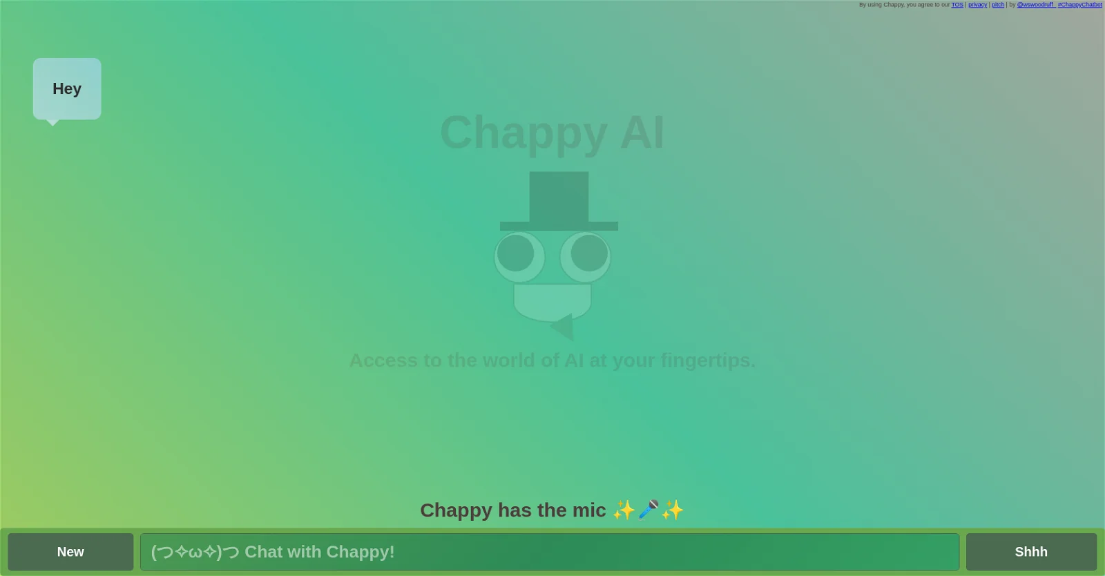 Chappy AI screenshot