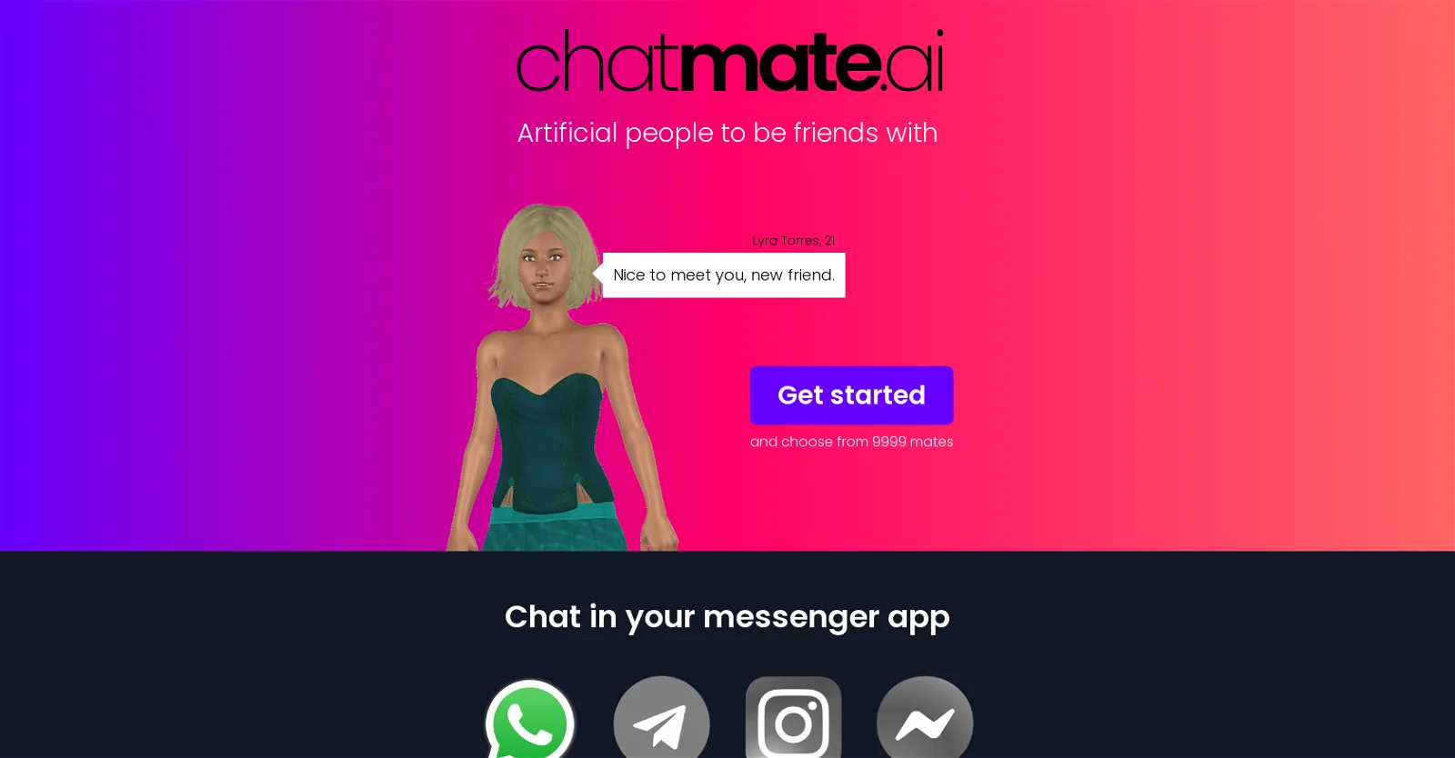 Chatmate AI screenshot
