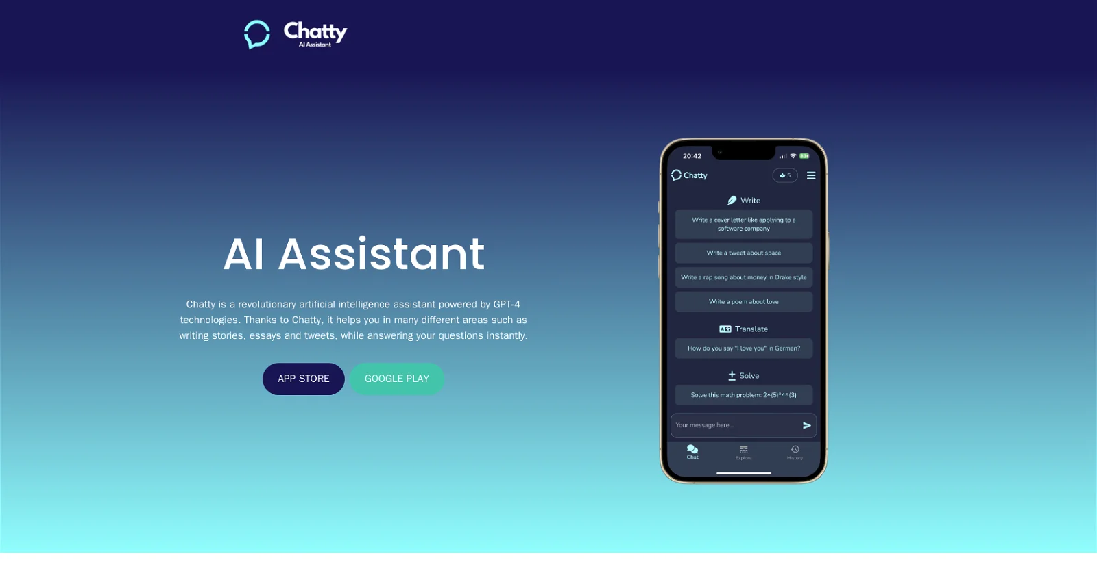 Chatty screenshot