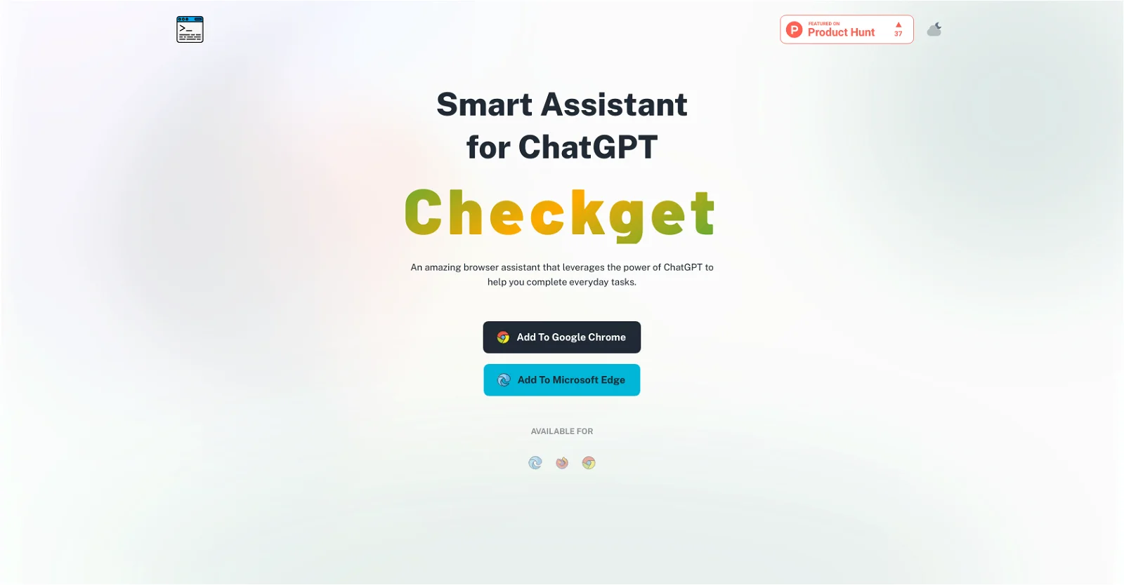 Checkget screenshot
