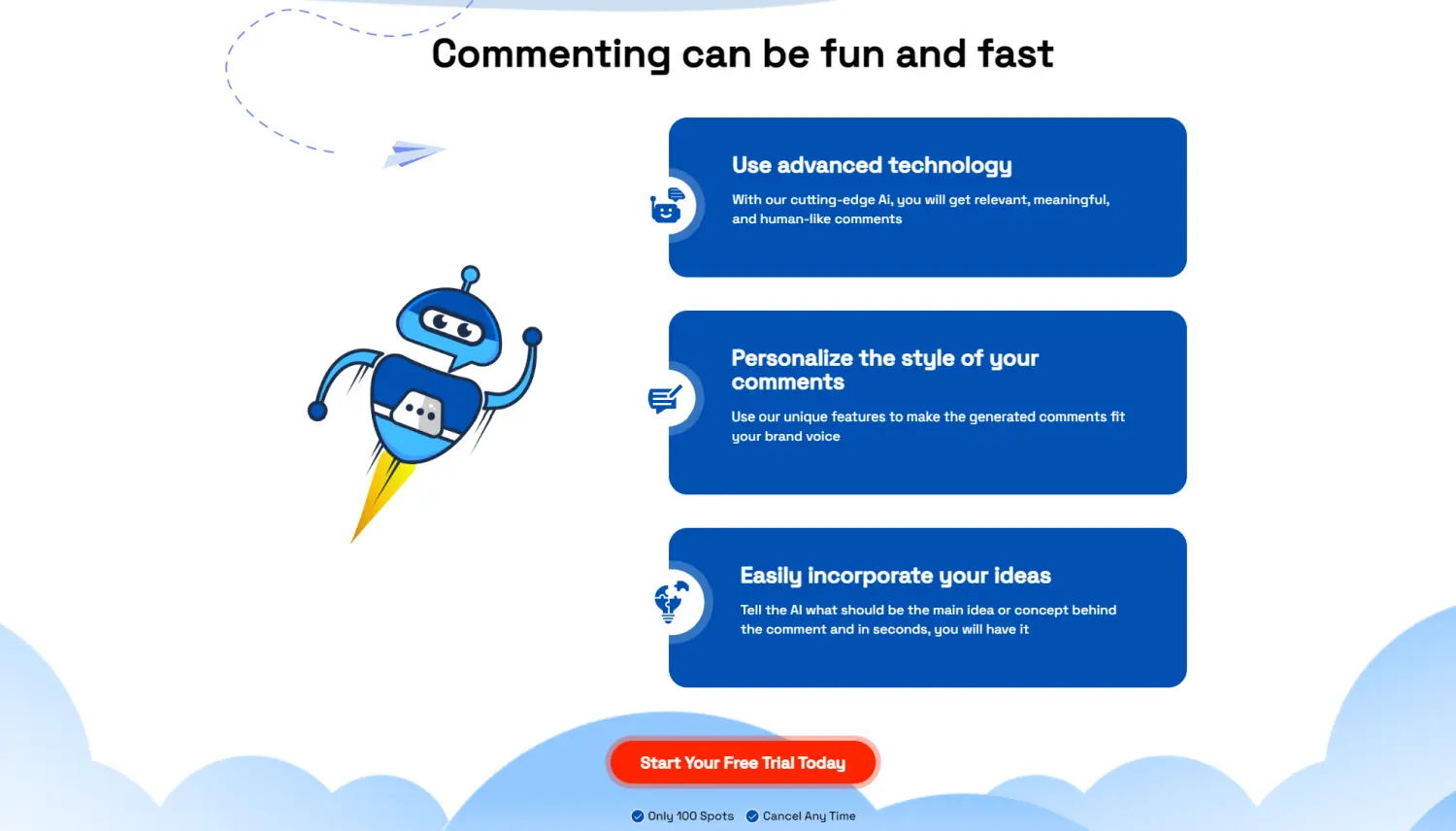 Commenter.ai screenshot
