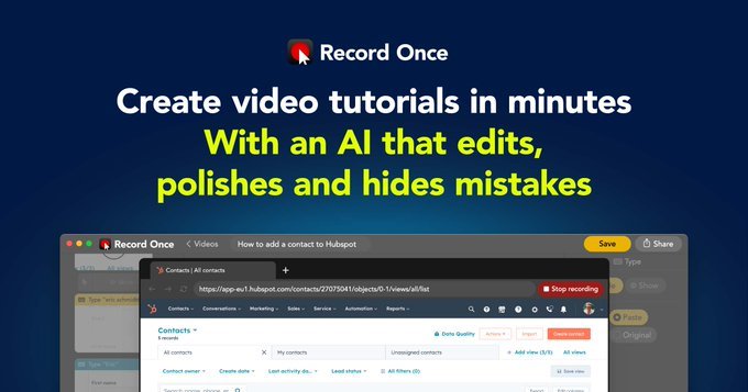 Record Once screenshot