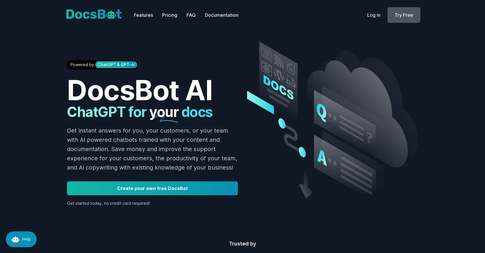 DocsBot AI screenshot