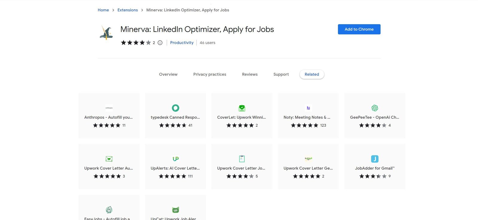 Minerva: LinkedIn Optimizer screenshot