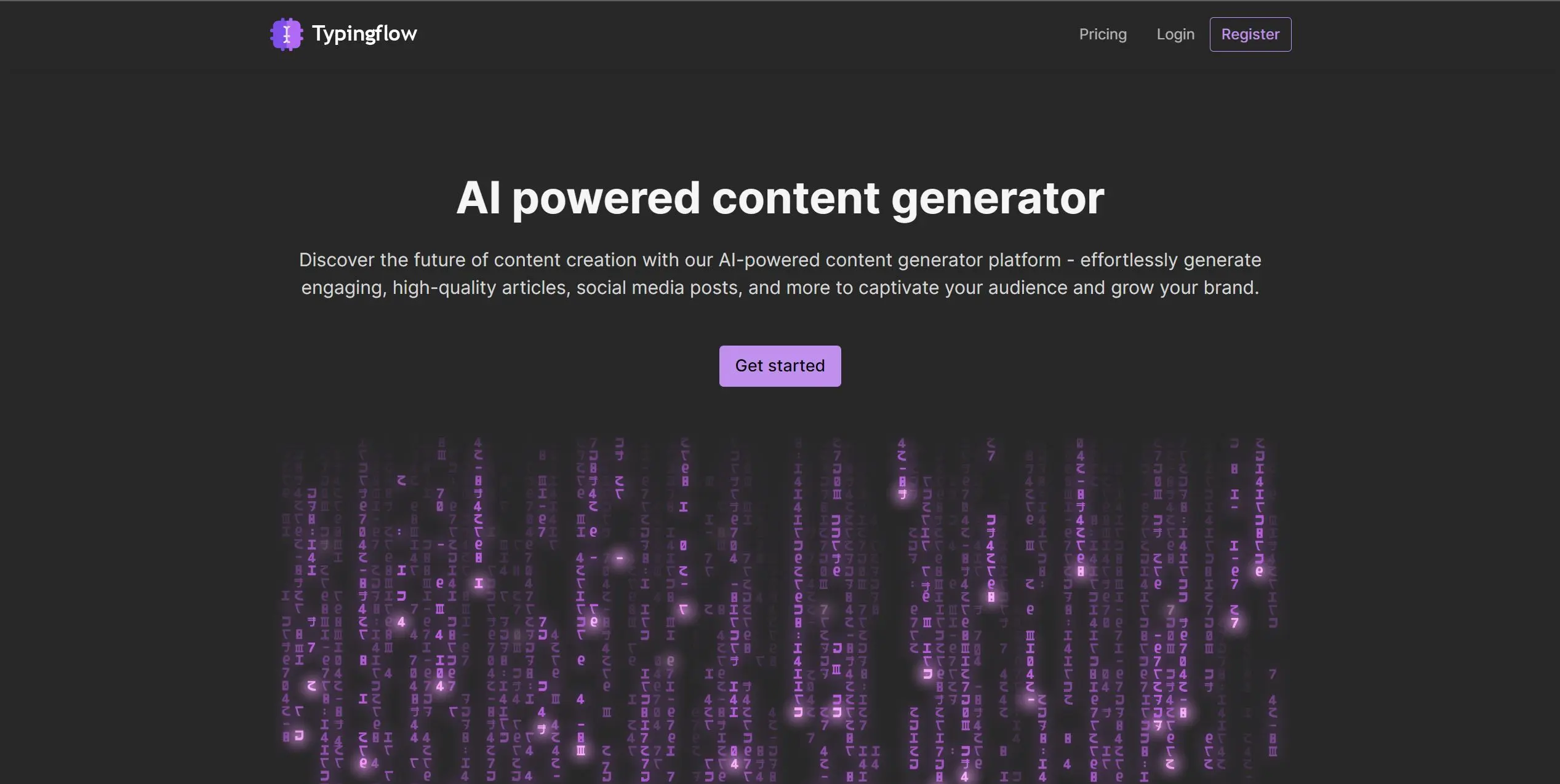 Typingflow screenshot