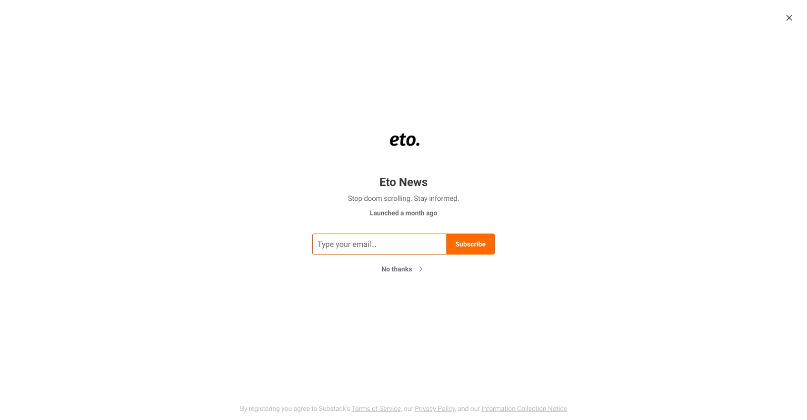 Eto News screenshot