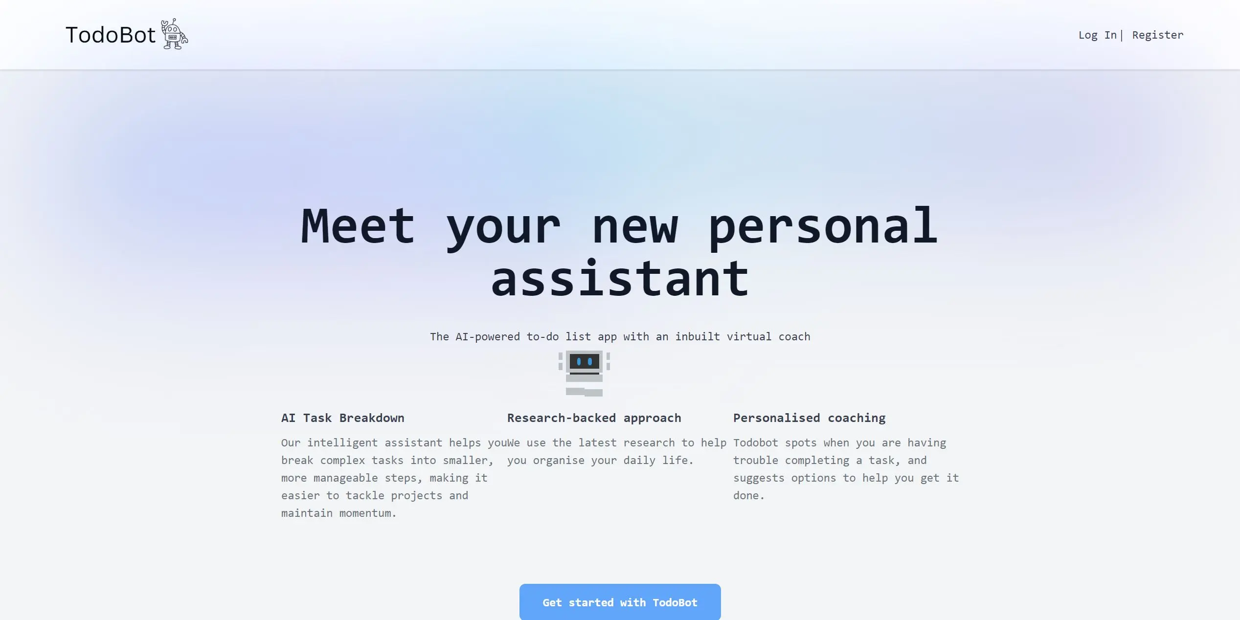TodoBot screenshot