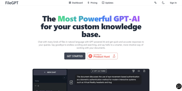 FileGPT screenshot