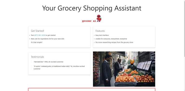 Grocer AI screenshot