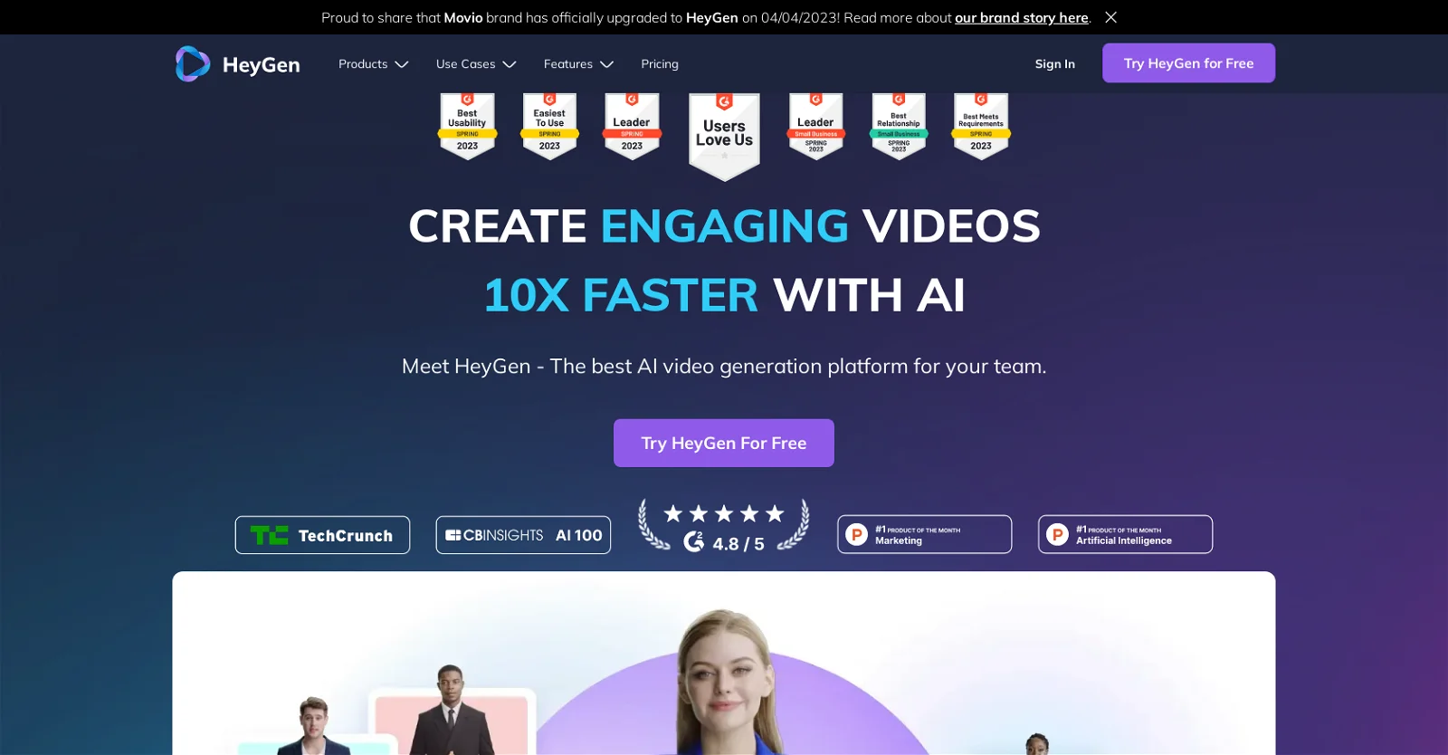 HeyGen screenshot