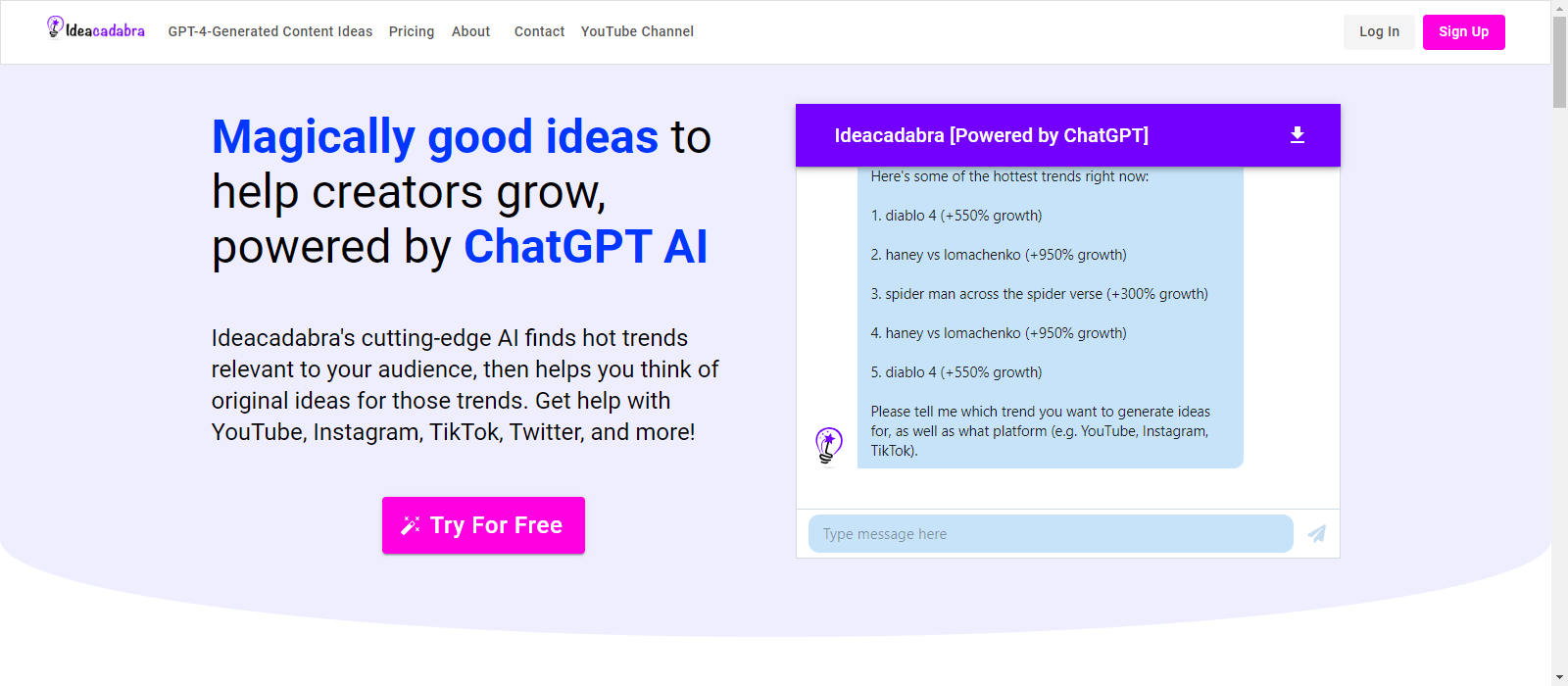Ideacadabra screenshot