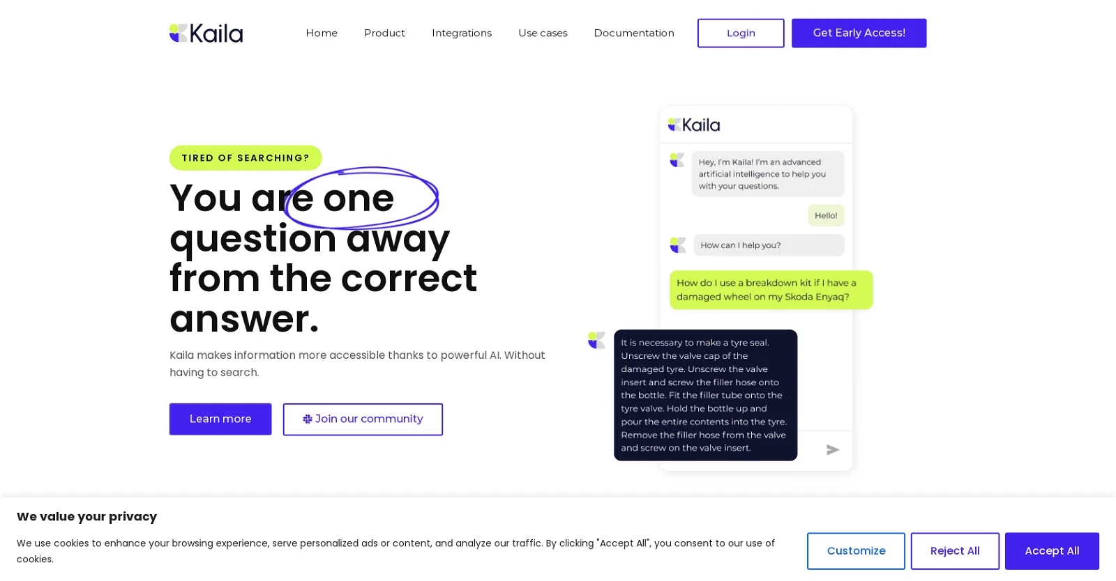 Kaila.ai screenshot