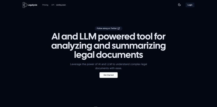 Legalysis screenshot