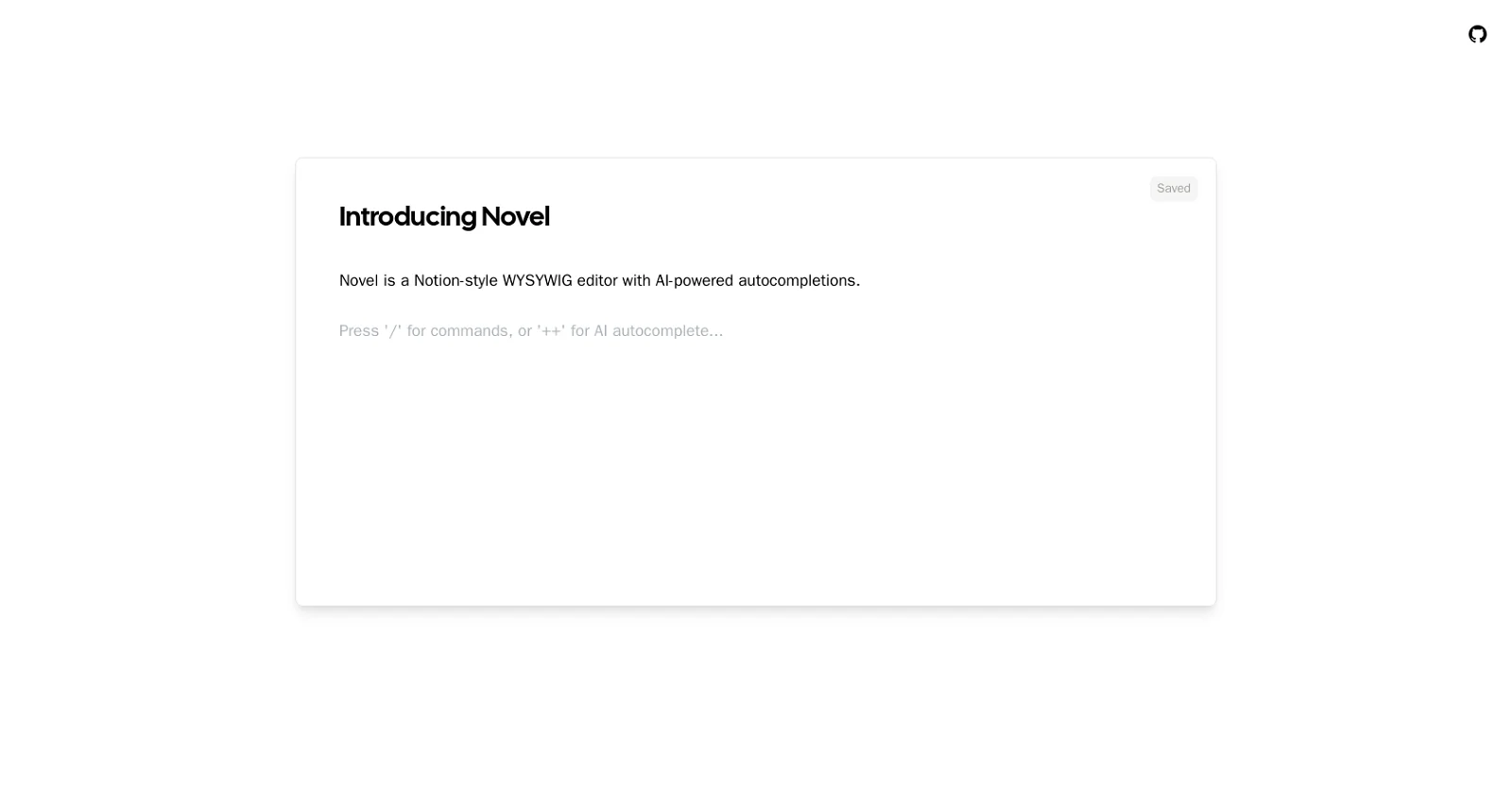 Novel screenshot