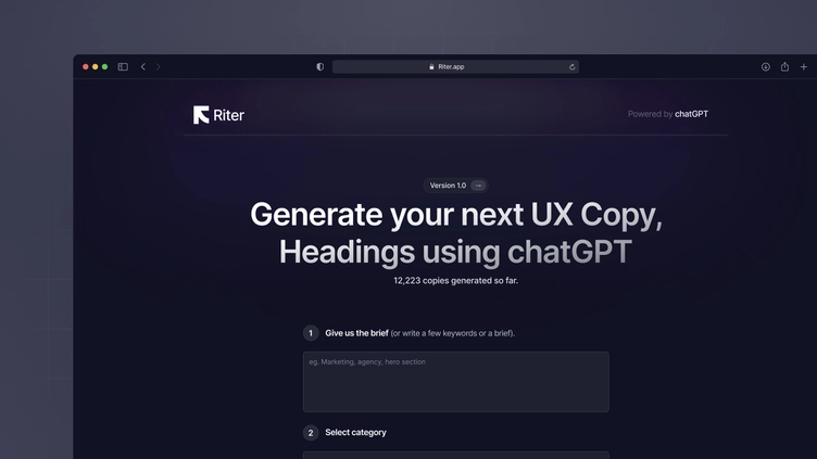 Riter screenshot