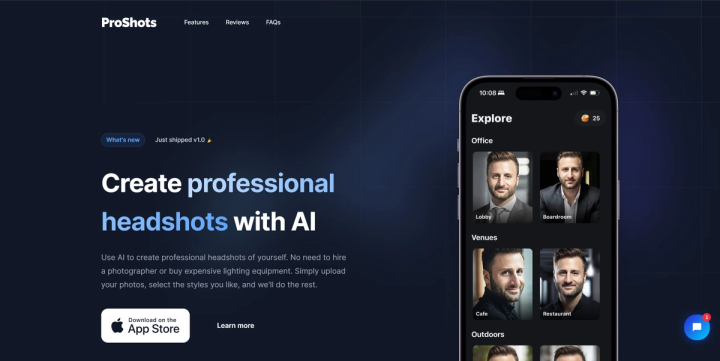 ProShots screenshot