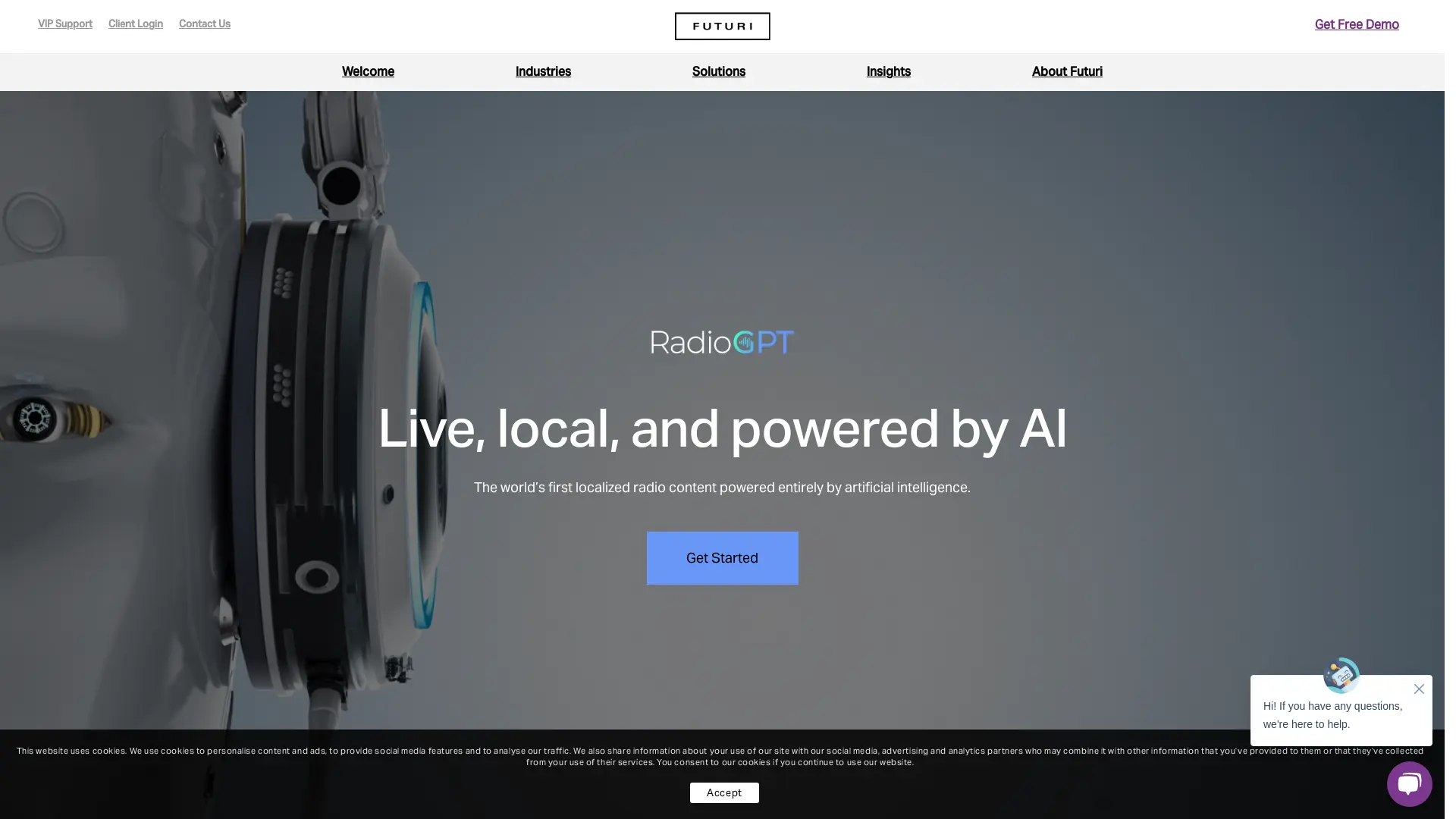 RadioGPT screenshot