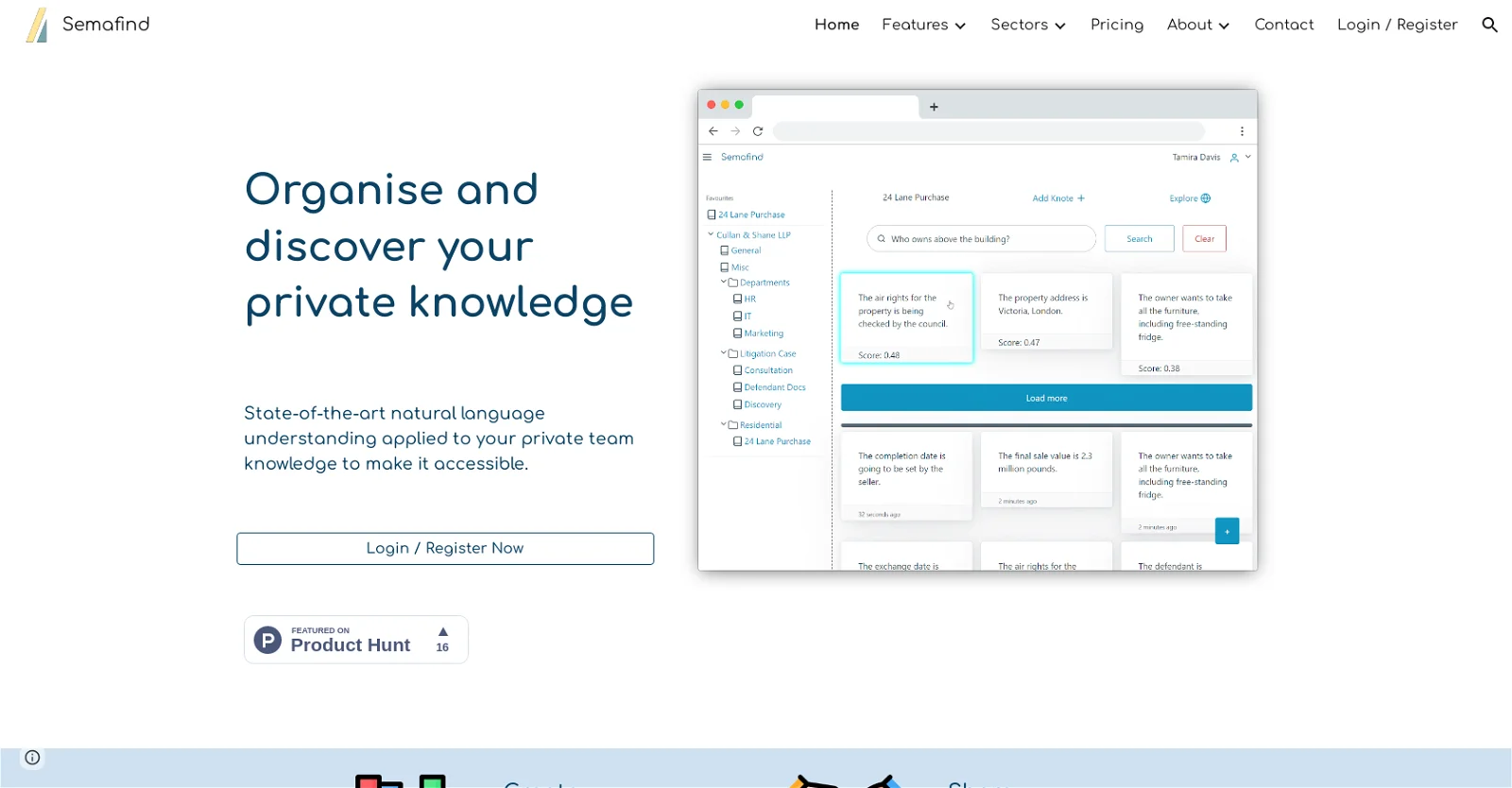 Semafind screenshot
