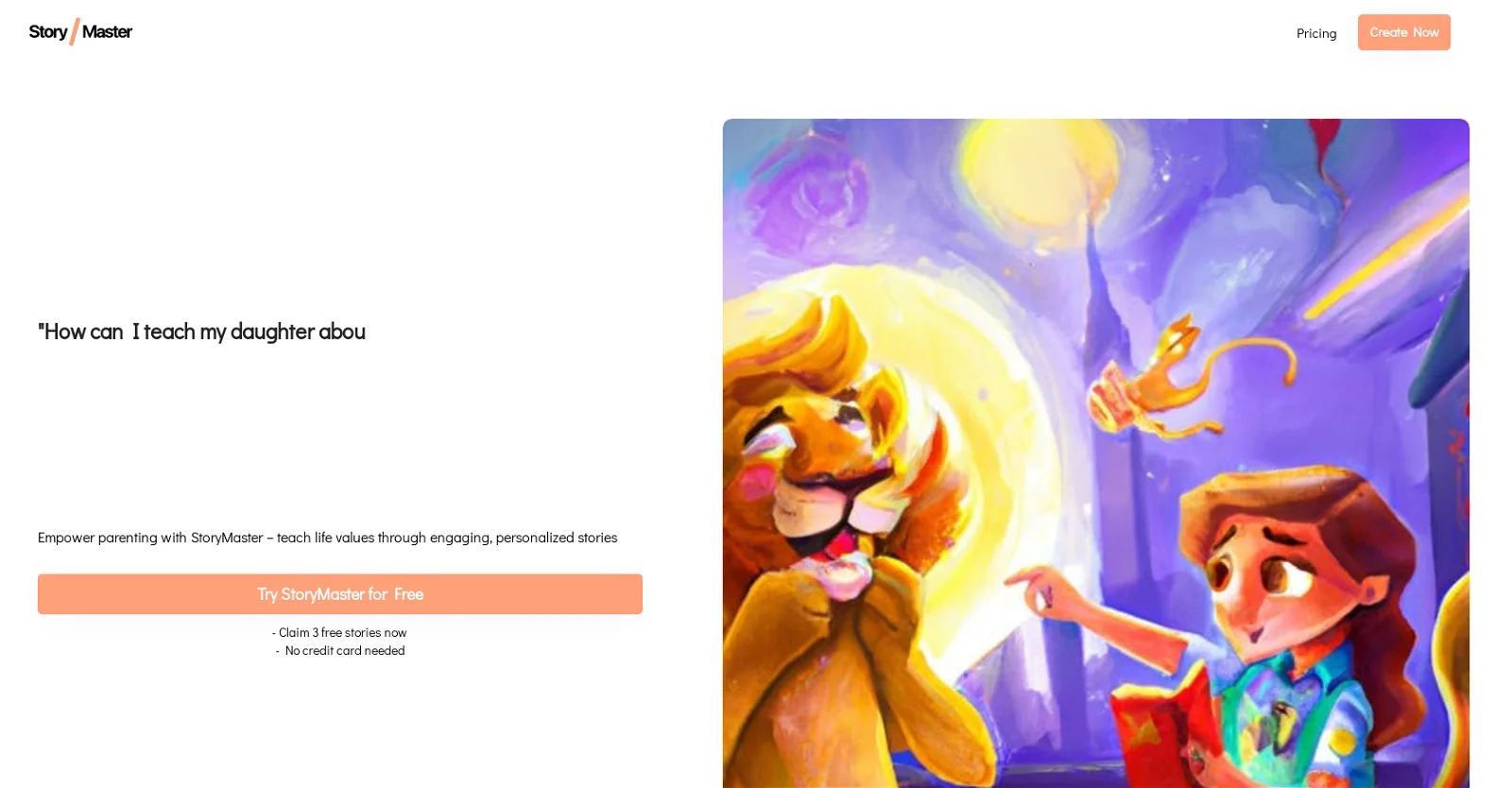 Storymaster screenshot