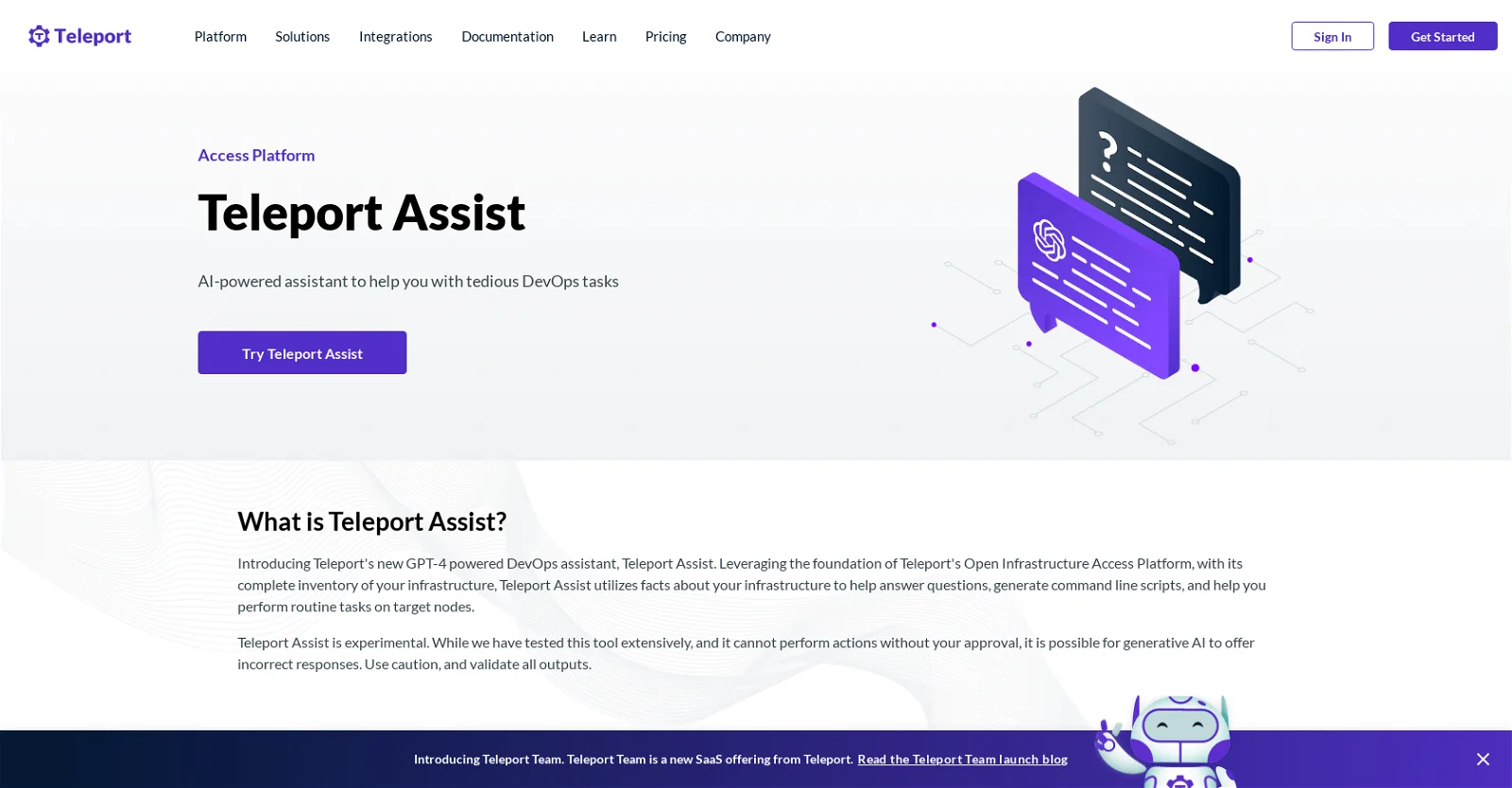 Teleport Assist screenshot