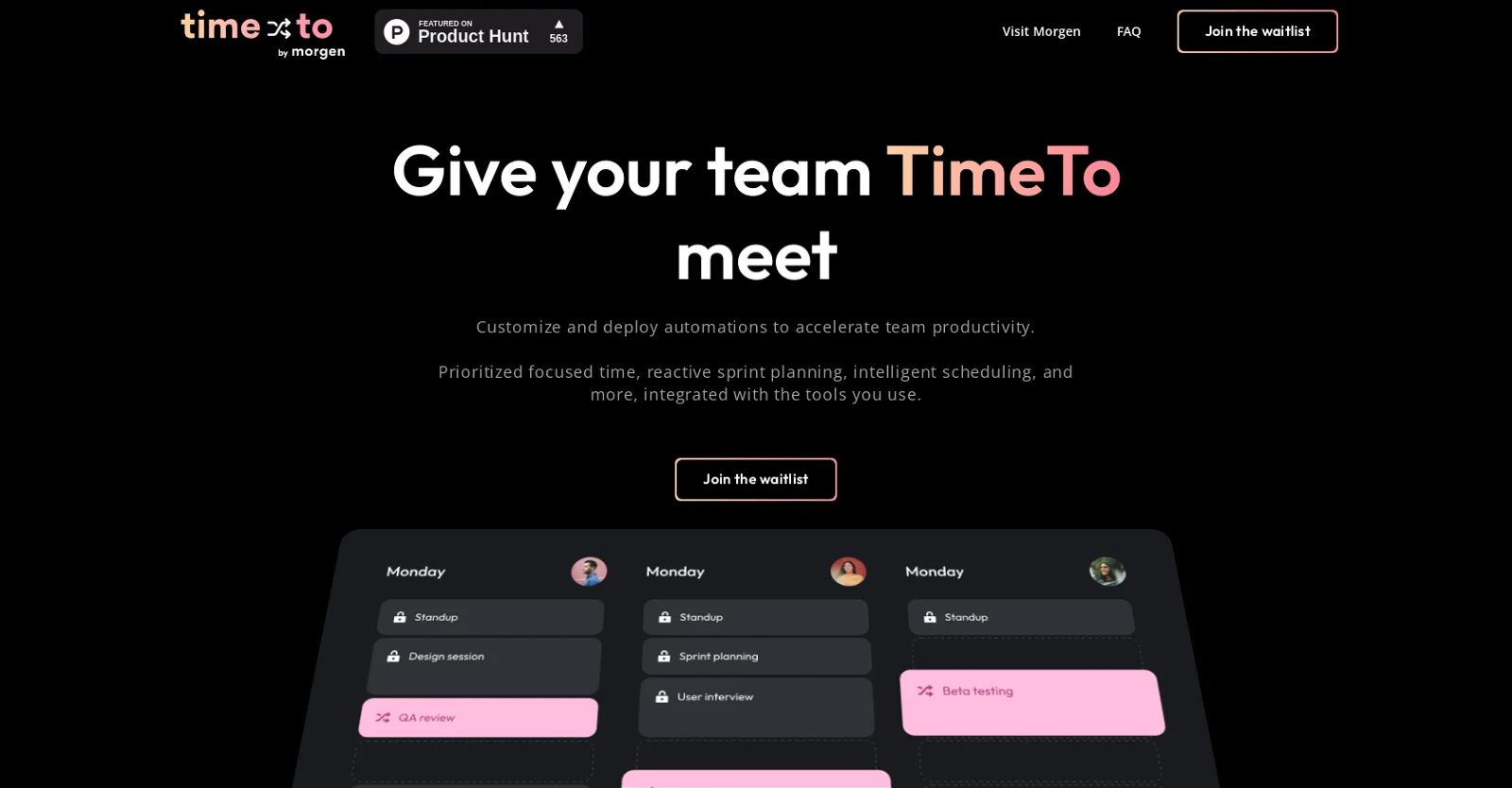 TimeTo screenshot