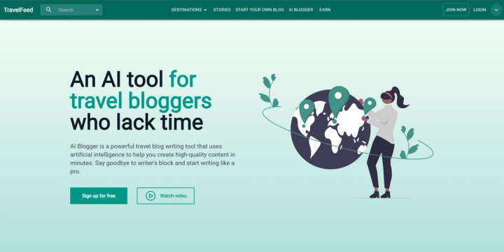 TravelFeed screenshot