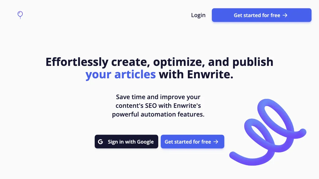 Enwrite screenshot