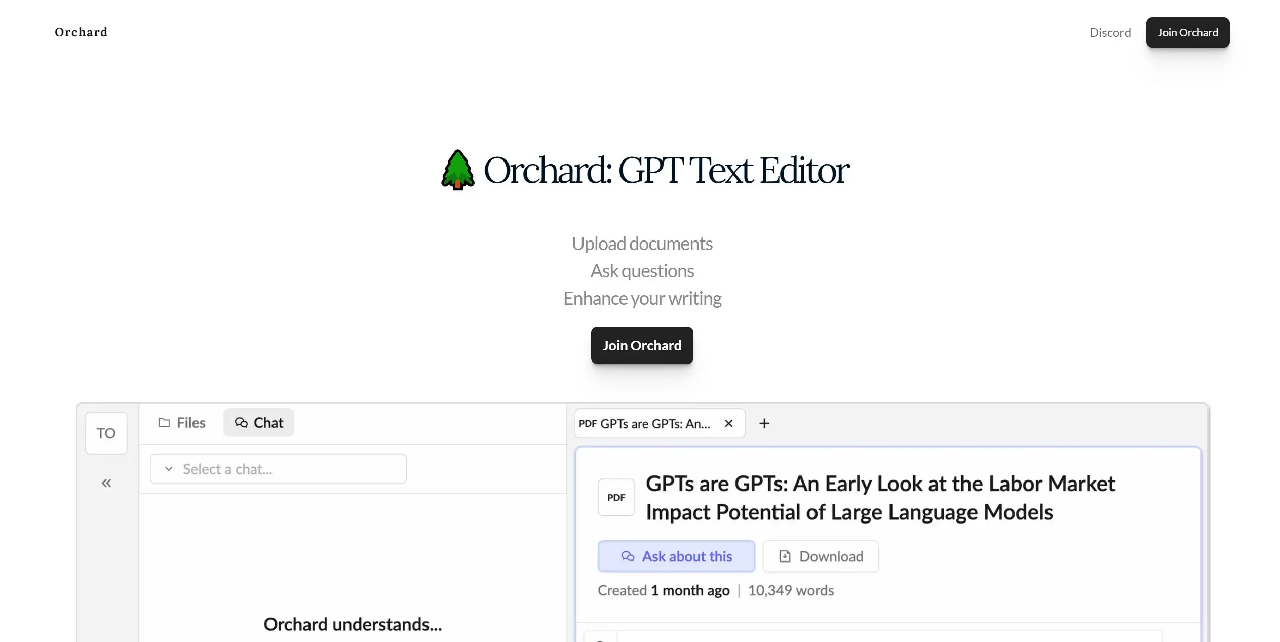 Orchard screenshot