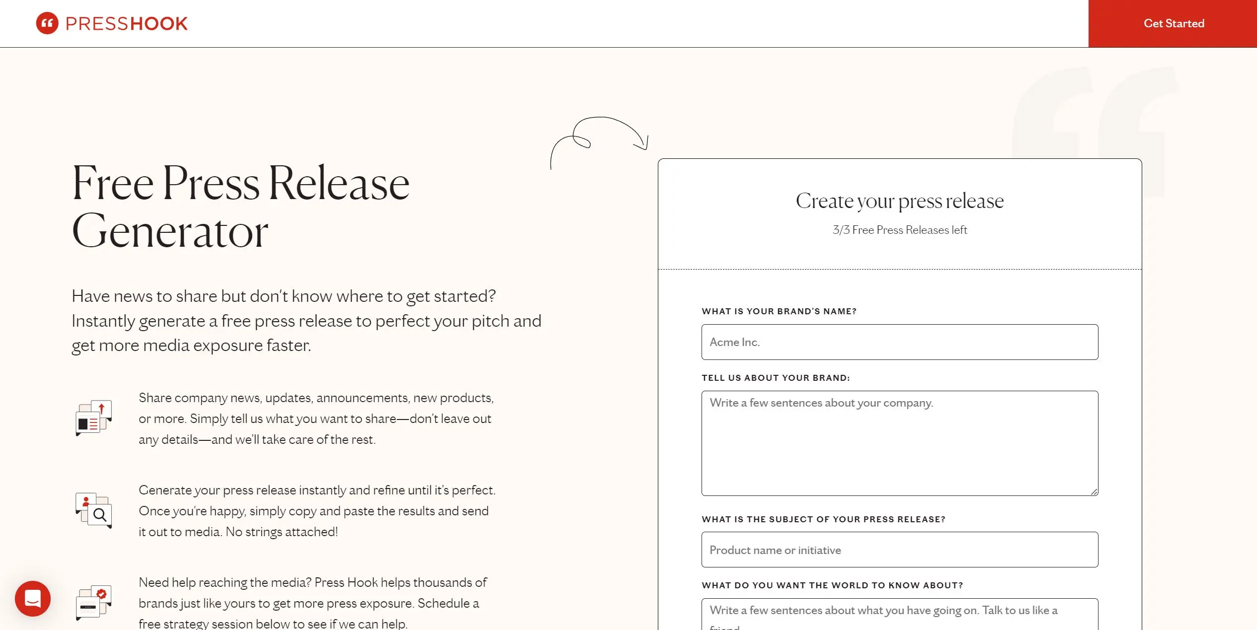 Press Hook screenshot