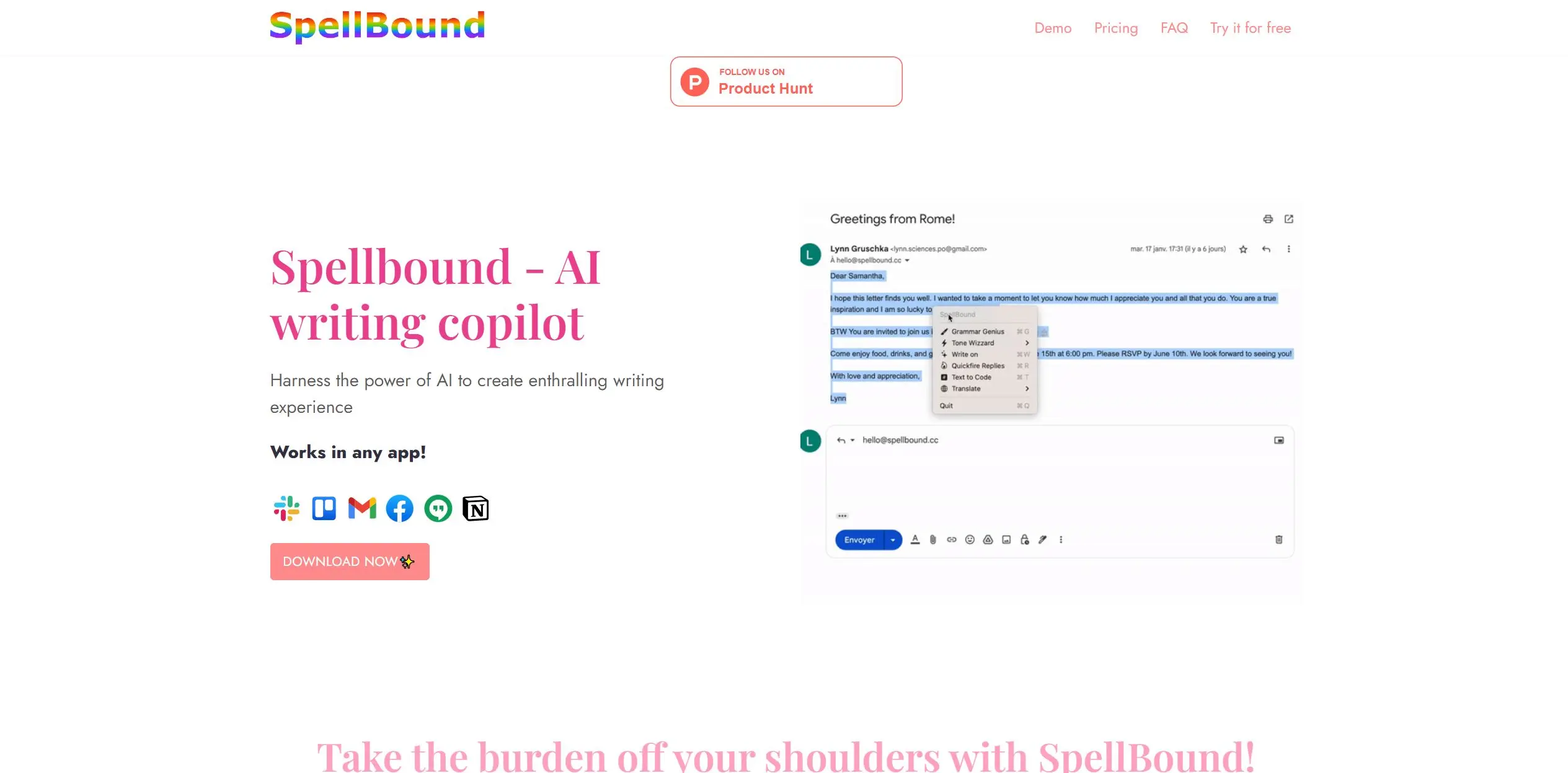 Spellbound screenshot