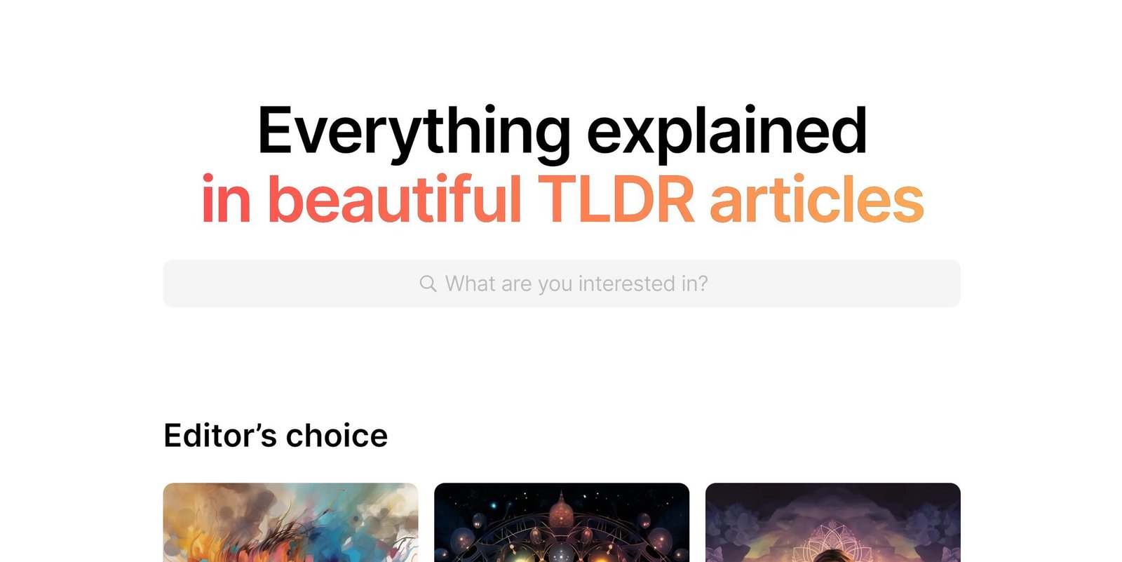 Eightify Explore screenshot