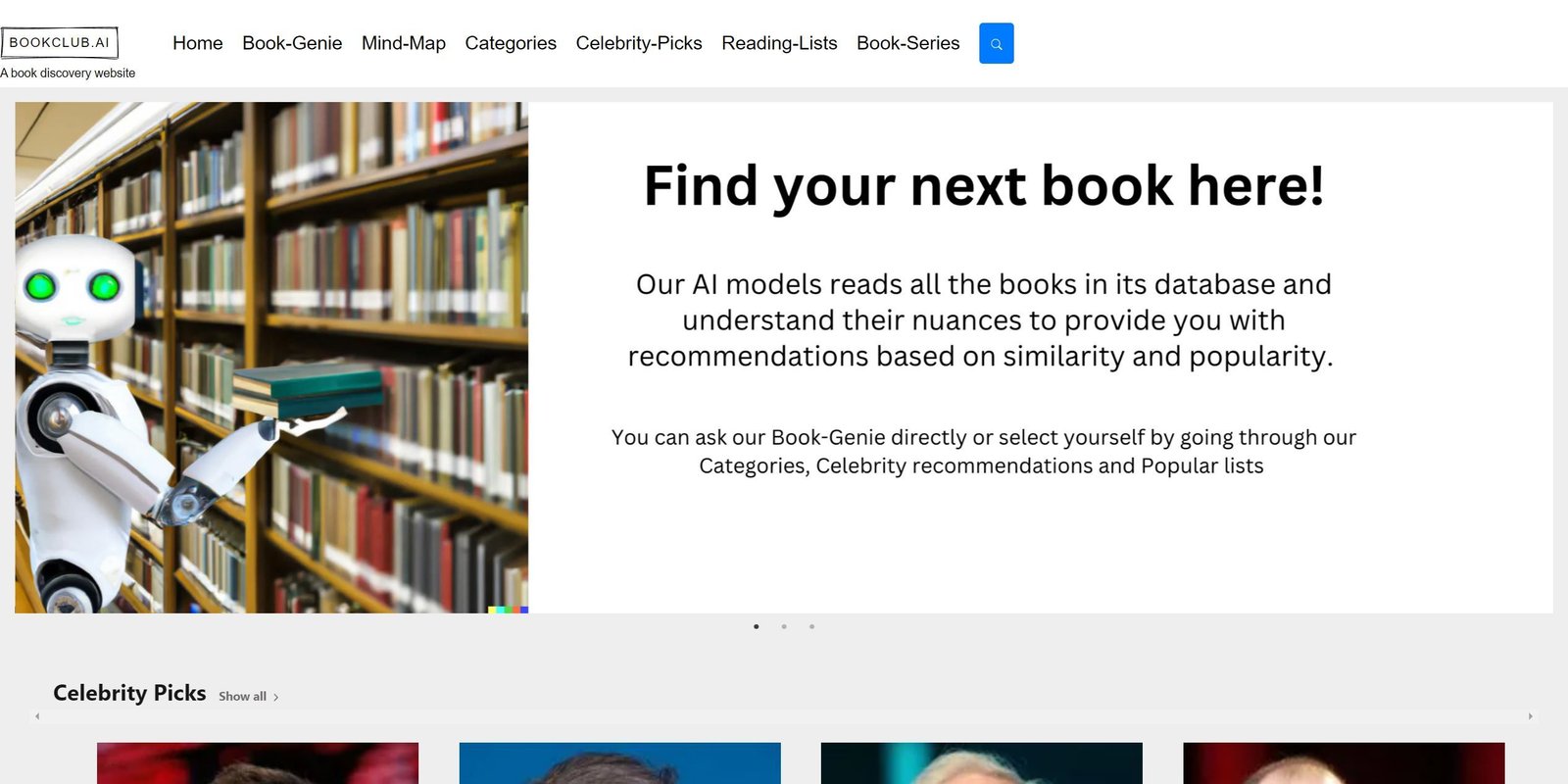 Bookclub screenshot