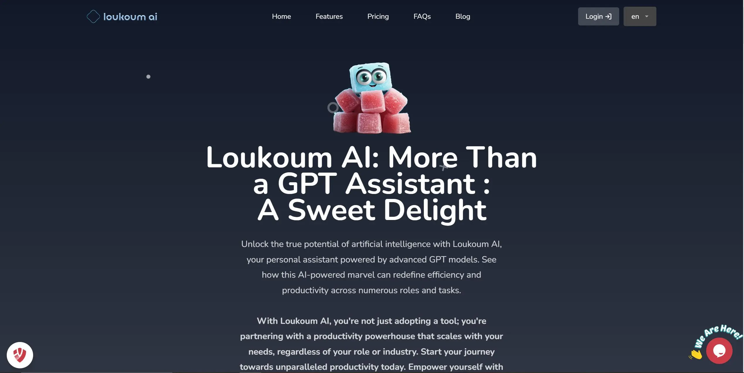 Loukoum AI screenshot