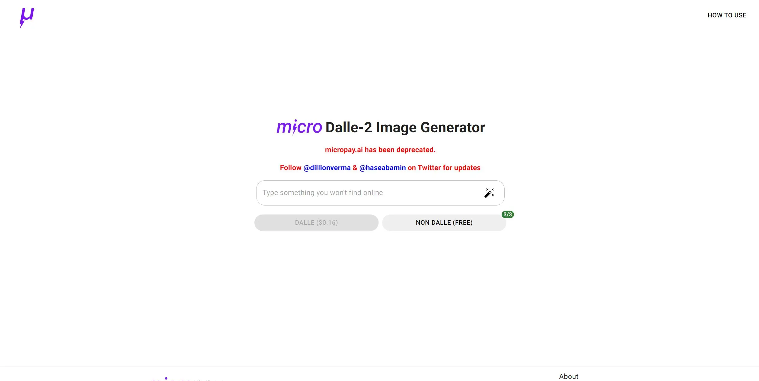 Micropay screenshot